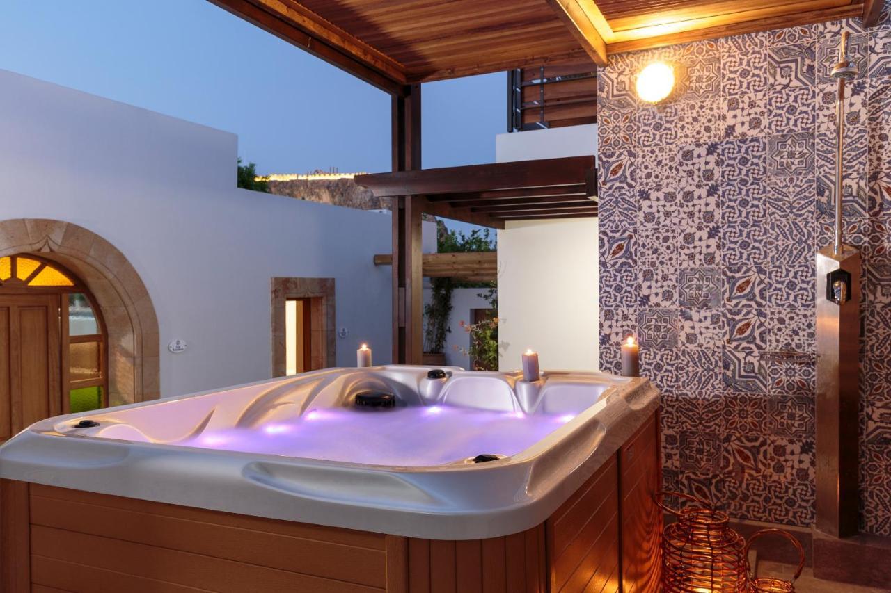 Lindosaquaview Luxury Villa Dış mekan fotoğraf