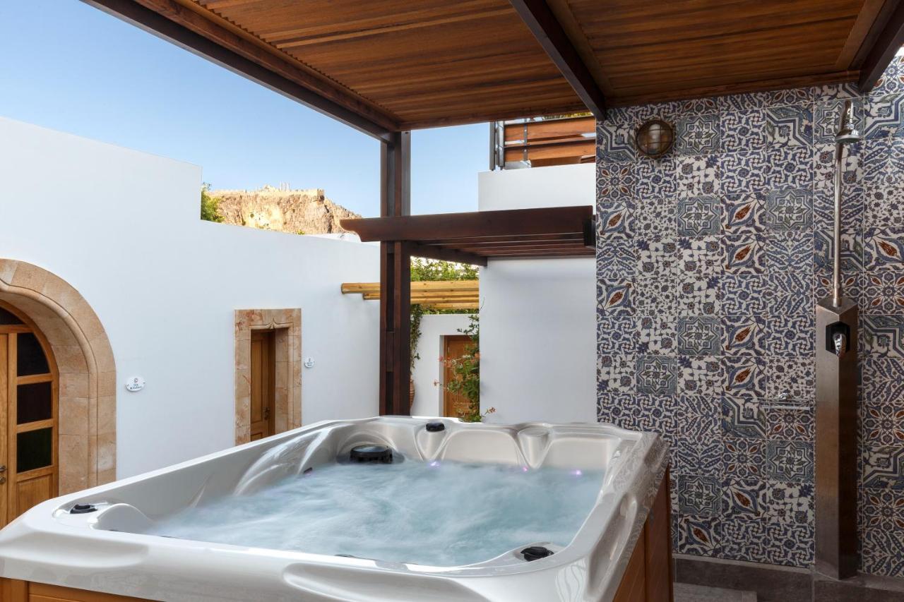 Lindosaquaview Luxury Villa Dış mekan fotoğraf